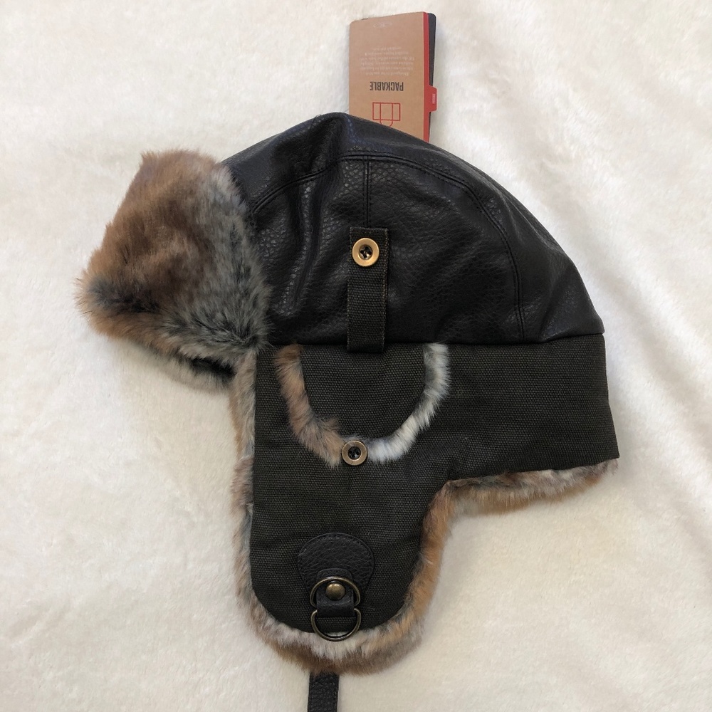 Dorfman Hat Co. Outdoor Faux Fur Trapper Hat